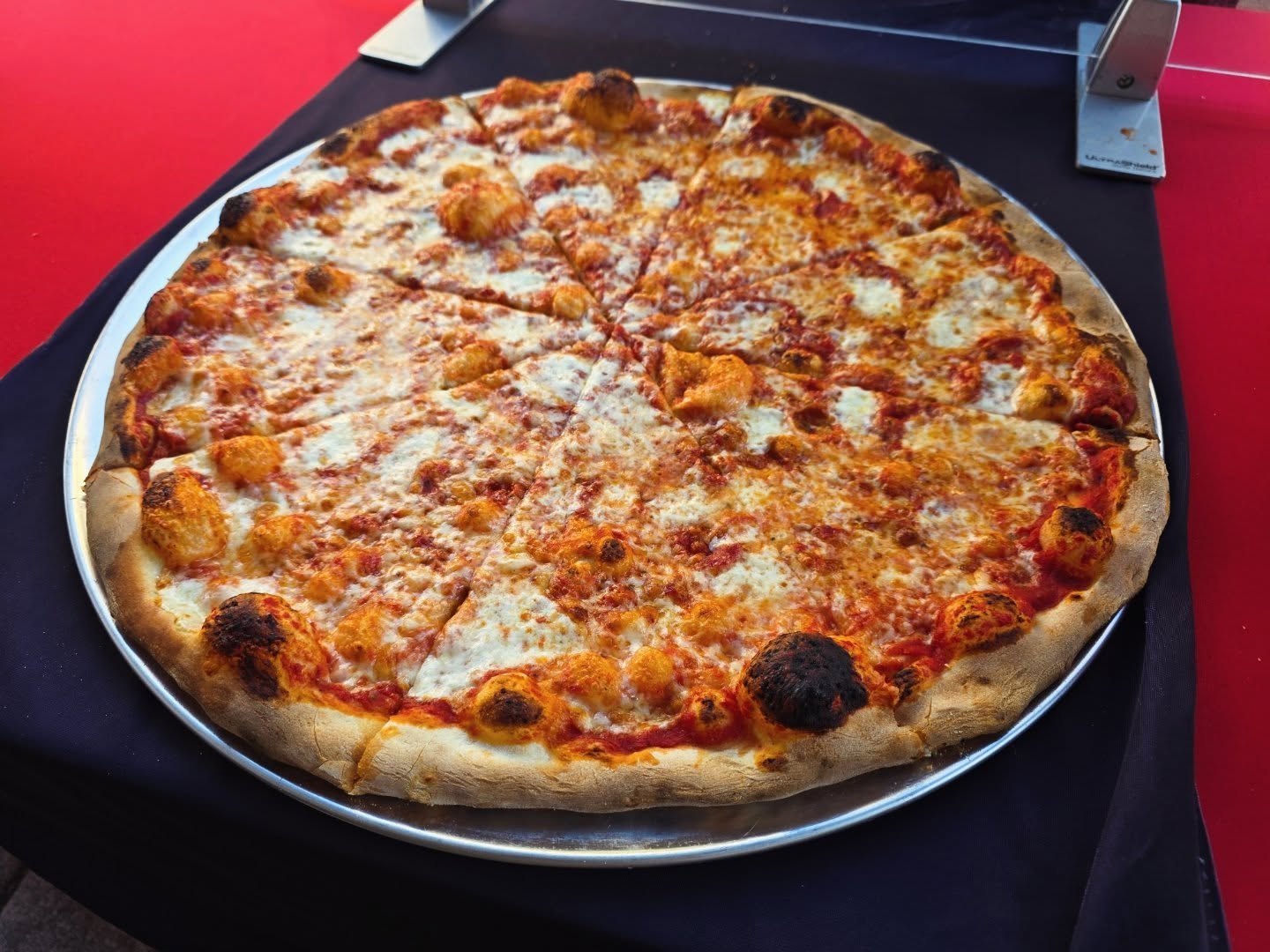 Bud’s pizza with golden crust and melted cheese, from the supplied Instagram post